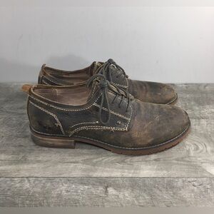 Bed Stu Mens Dupont Distressed Leather Derby Lace up Shoes Oxfords Size 9.5